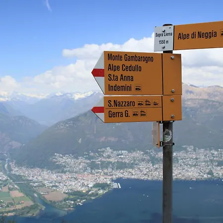 Gambarogno Vista Bella 1 - Happy Apartamento Piazzogna